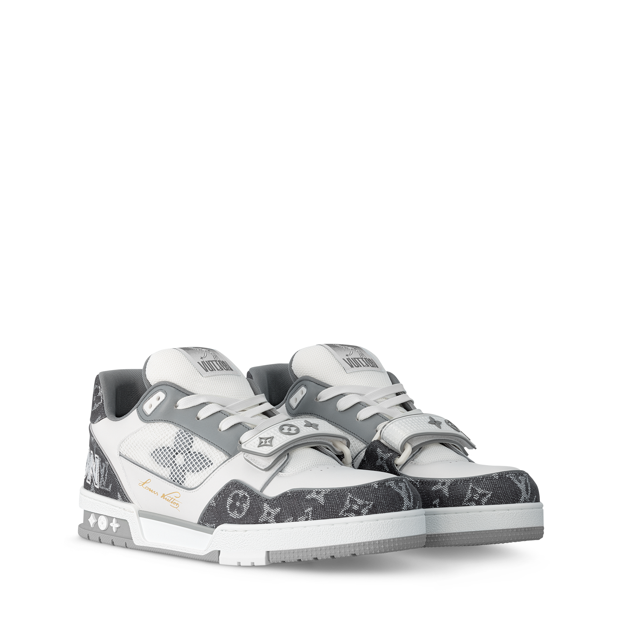LV Trainer Sneaker - Luxury Shoes - 1ADF0W Grey | LOUIS VUITTON